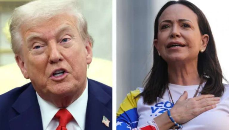 María Corina Machado dedica Prémio Nobel da Paz a Donald Trump
