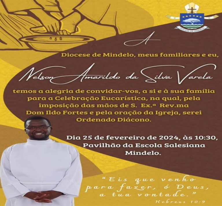 Seminarista Nelson Varela ordenado Diácono hoje, no Mindelo