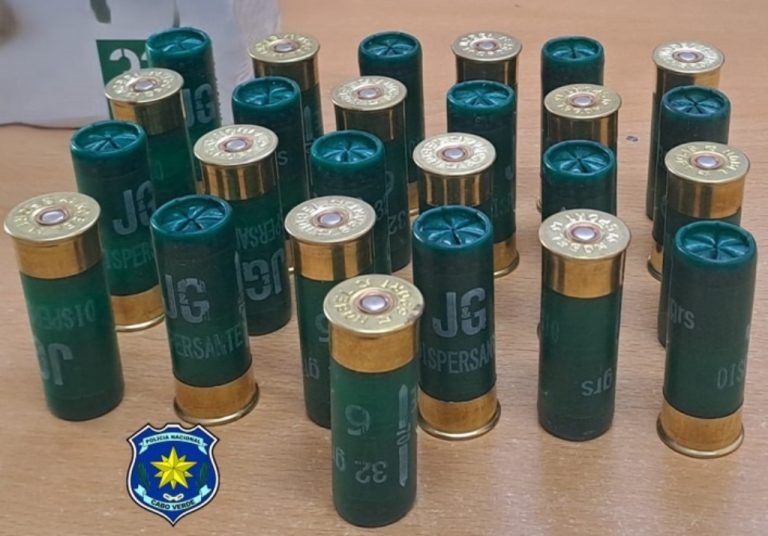 PN apreende 25 munições escondidas em carga no Porto da Praia