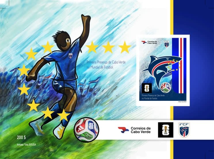 Governo lança selo comemorativo da primeira participação de Cabo Verde num Mundial de Futebol