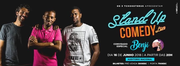 STAND UP COMEDY: Benji Comédia e os 3 Tchokoterus atuam no Auditório Nacional
