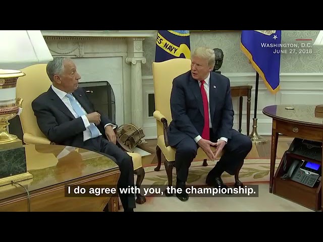 TRUMP/MARCELO: “E se Ronaldo candidatasse às presidenciais?”