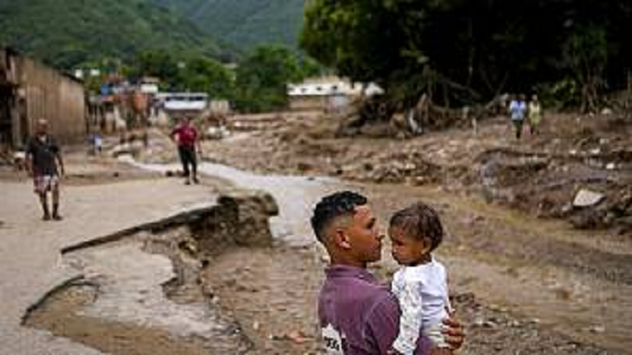 25 mortos em deslizamentos de terras na Venezuela