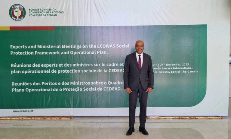 Fernando Elísio Freire participa na reunião da CEDEAO sobre proteção social em Gâmbia