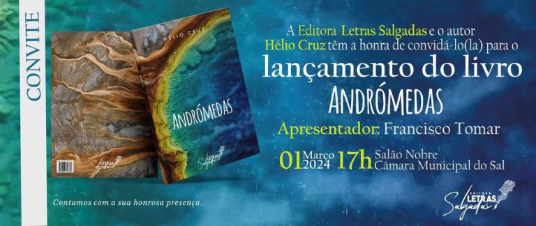 Escritor Hélio Cruz apresenta “Andrómedas”
