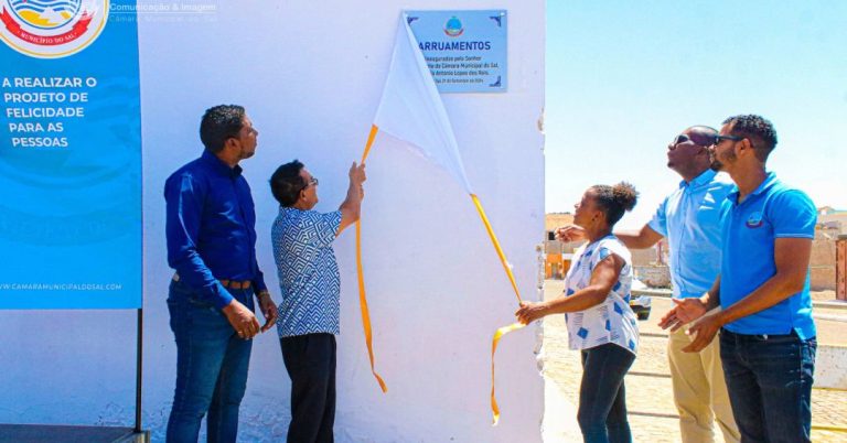 Câmara Municipal do Sal inaugura novos arruamentos em Santa Maria