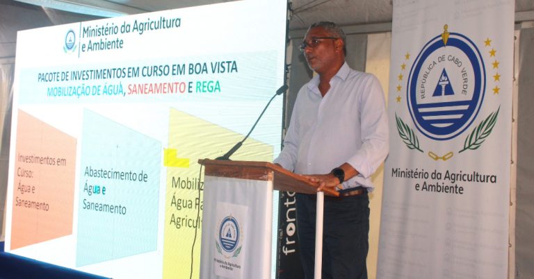 Governo investe mais de 2 milhões de contos na mobilização de água na Boa Vista