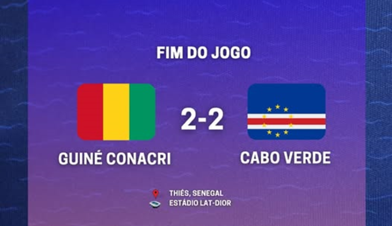 Cabo Verde empata com Guiné-Conacri
