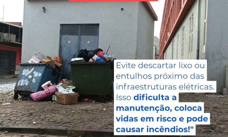 EDEC alerta para riscos de deposição de lixo em infraestruturas elétricas