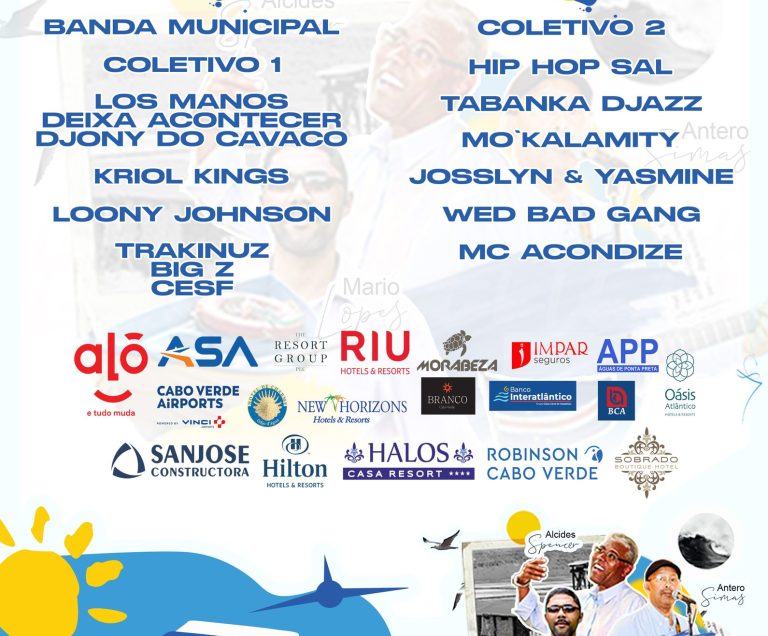 Câmara do Sal anuncia line up da 33.ª edição do Festival de Santa Maria