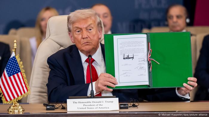 Trump ameaça “entrar e matar” membros do Hamas se execuções em Gaza persistirem