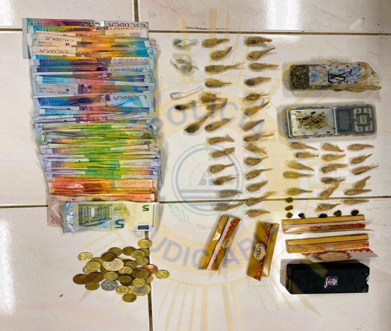 PJ detém seis homens por tráfico de drogas em operação no Palmarejo, na Praia
