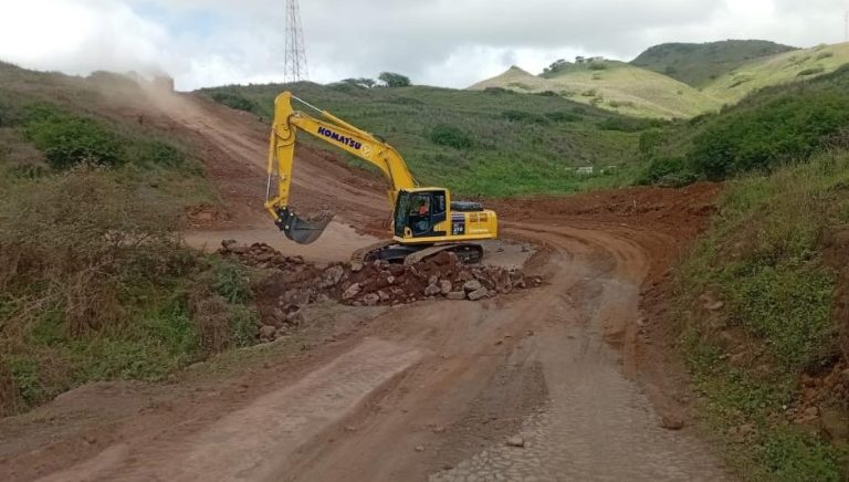 ECV interdita trânsito no troço Ribeirão Chiqueiro–Fontes Almeida para obras de asfaltagem