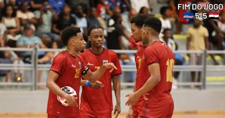 Última hora/Futsal. Cabo Verde empata 5-5 com Egito