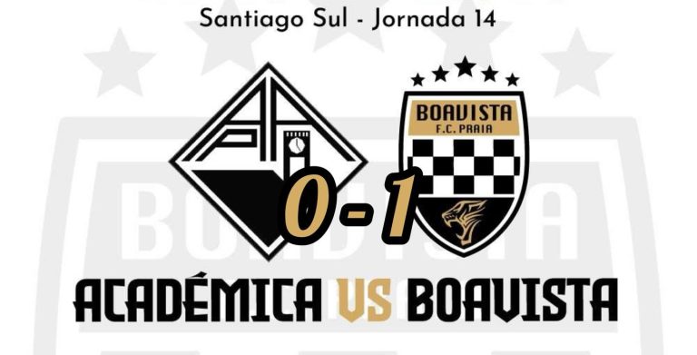 Futebol/Santiago Sul. Boavista vence Académica e coloca pressão sobre Travadores