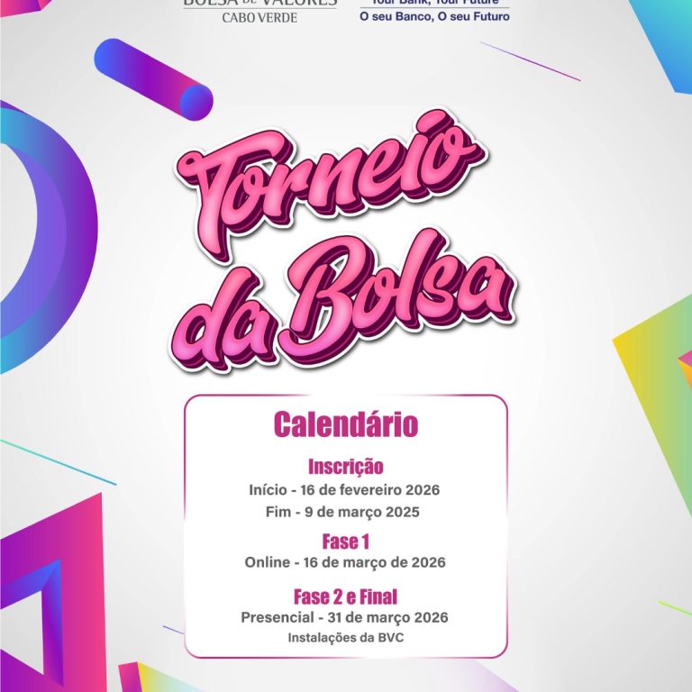 BVC promove 6.ª edição do Torneio da Bolsa no âmbito da Global Money Week