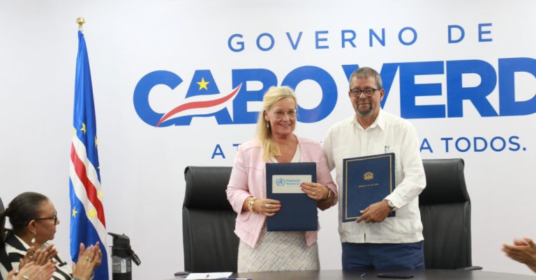 Cabo Verde e OMS assinam plano de trabalho de 2,4 milhões de Dólares para reforçar sistema de saúde