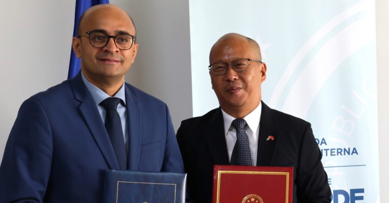 Cabo Verde e China assinam acordo para terceira fase do projeto Cidade Segura