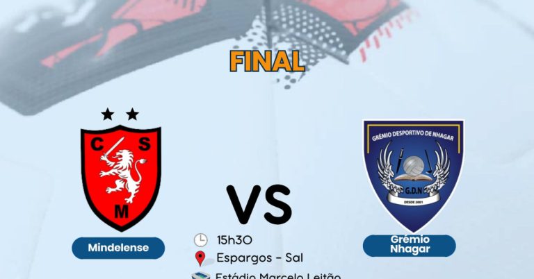Mindelense e GD Nhagar disputam hoje final da Taça de Cabo Verde
