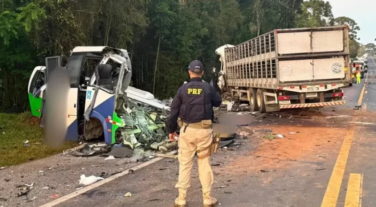 Colisão entre camião e autocarro faz 23 mortos no Brasil             