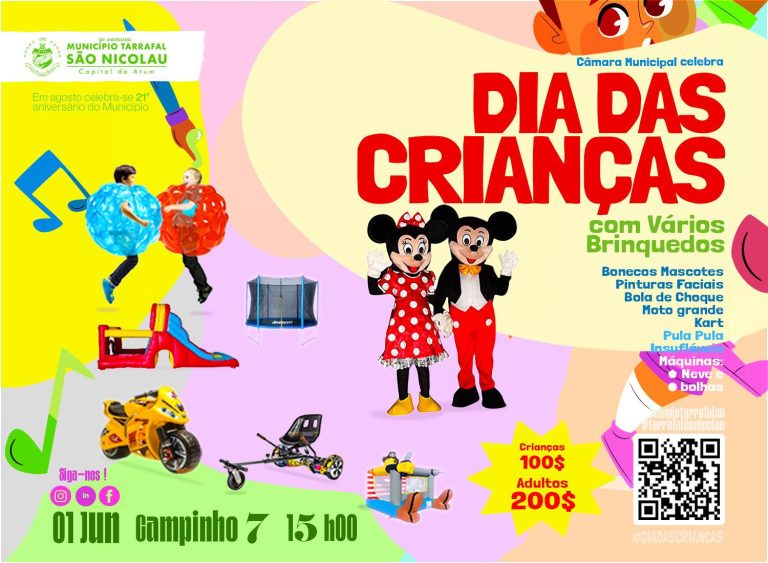 Tarrafal de São Nicolau prepara grande festa infantil no Campinho de 7 para celebrar Dia das Crianças