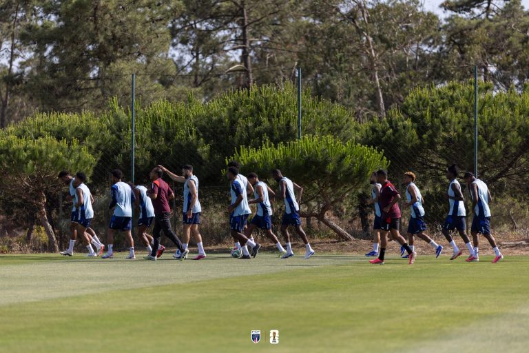 Seleção nacional cumpre 4.º dia de treino em Portugal