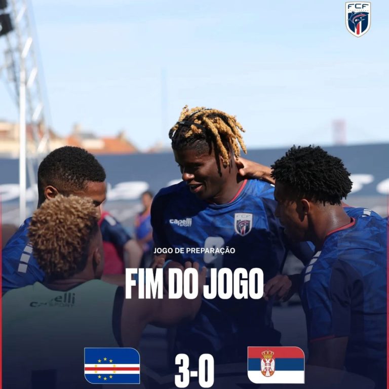 Cabo Verde vence Sérvia por 3-0 e reforça confiança rumo ao Mundial