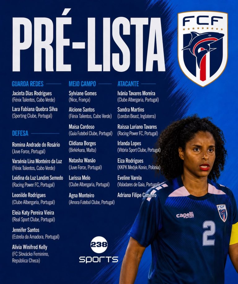 Silvéria Nédio anuncia 23 pré-convocadas para estreia de Cabo Verde na CAN feminino