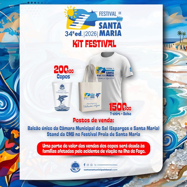 Festival da Praia de Santa Maria terá entrada livre e aposta em sustentabilidade