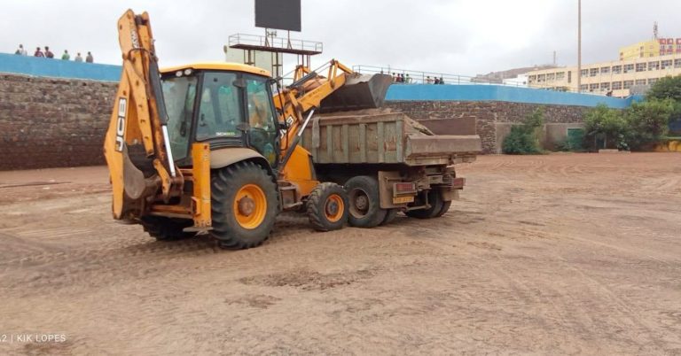 Câmara de São Vicente inicia obras de recuperação do Estádio Adérito Sena