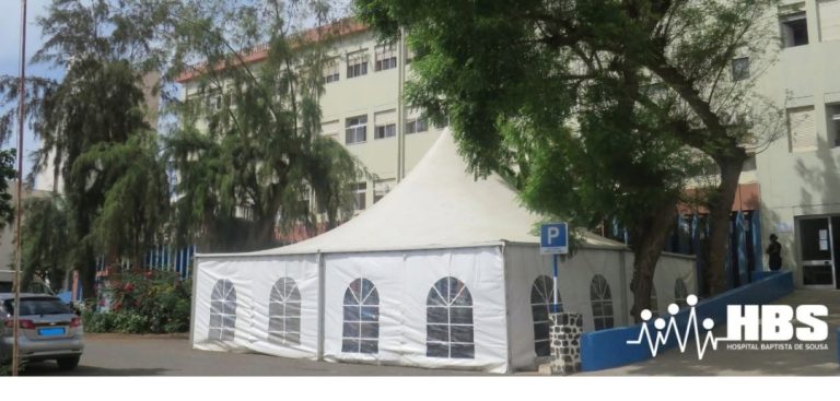Prolongamento das obras obriga HBS a manter sala de espera numa tenda