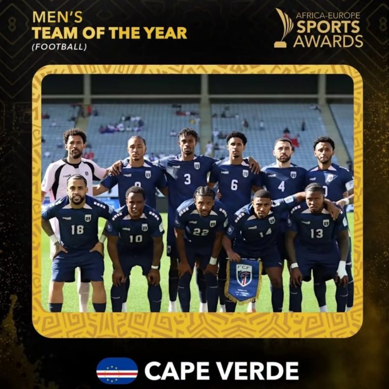 Tubarões Azuis eleitos Seleção Africana do Ano nos África-Europe Sports Awards