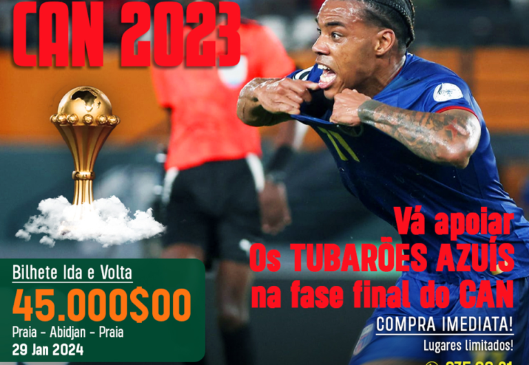 Voo charter para apoiar Cabo Verde nos oitavos de final da CAN já tem 70% de ocupação