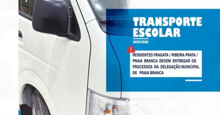 Câmara do Tarrafal de São Nicolau abre candidaturas para apoio ao transporte escolar