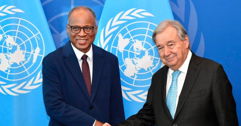 Ulisses Correia e Silva partilha prioridades de Cabo Verde e dos SIDS com António Guterres