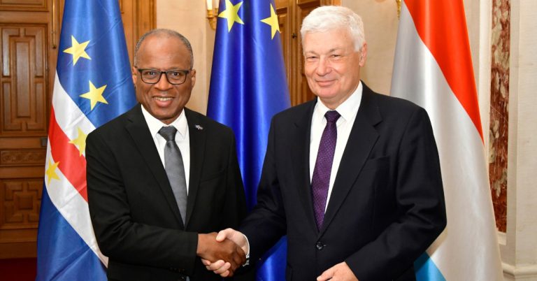 Ulisses Correia e Silva recebido pelo Presidente do Parlamento Luxemburguês