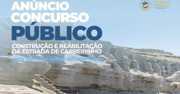Tarrafal de São Nicolau lança concurso para obra estratégica para valorizar acesso a Carbeirinho