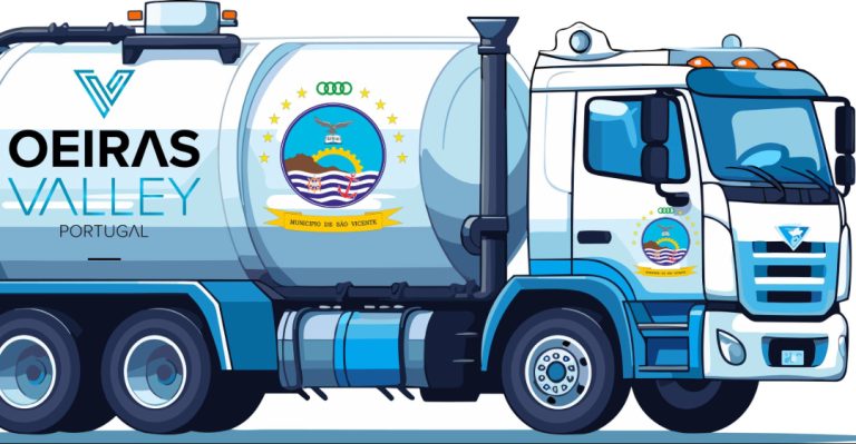 São Vicente recebe carro de desobstrução de esgoto oferecido pela Câmara de Oeiras