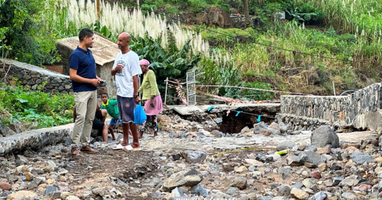 Neivo Araújo garante intervenção imediata para reparar estragos das chuvas em Tarrafal
