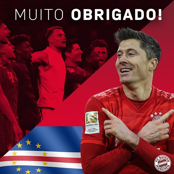 Bayern München agradece Cabo Verde pelo Apoio