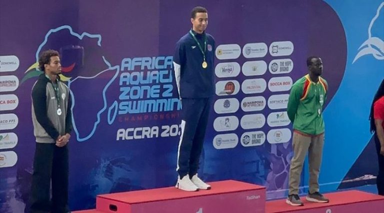 Rohan Shearer conquista ouro no Campeonato Africano de Natação sub-21