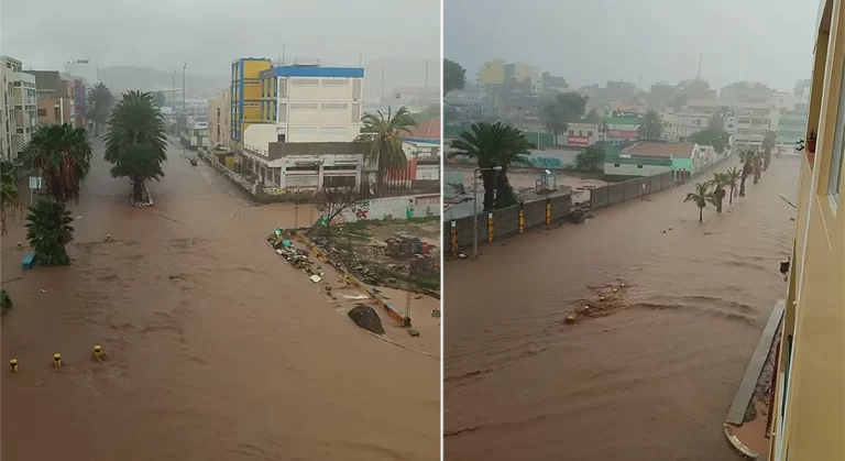 Chuvas em São Vicente não causam danos significativos