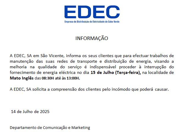 Comunicação corte energia de Mato Inglês -15-07-2025