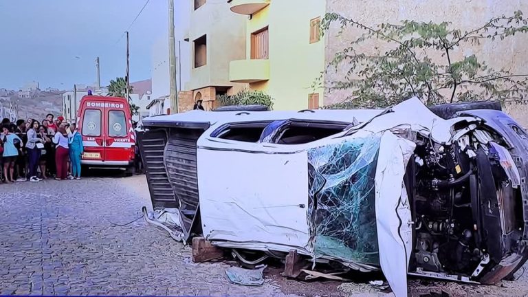 Última hora/São Vicente. Trágico acidente em Chã de Marinha com 4 mortos confirmados