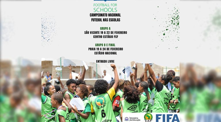 Campeonato nacional de futebol nas escolas arranca 19 de fevereiro