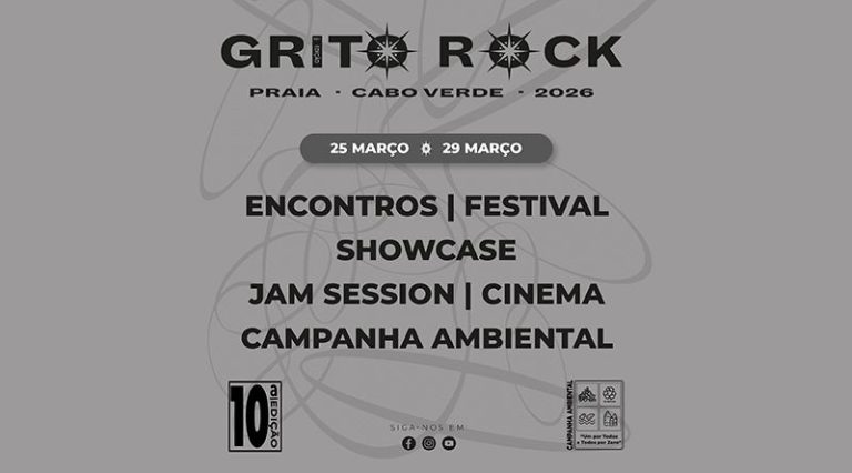 Grito Rock Praia celebra 10.ª edição com reforço internacional e campanha ambiental