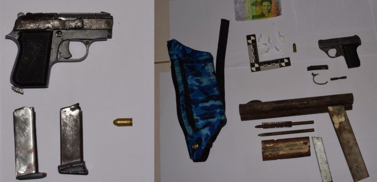 Última hora. PJ detém várias armas de crime na Cidade da Praia