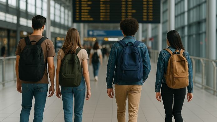 Jovens a emigrar