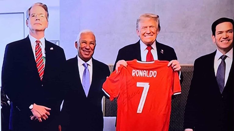 Atualidade. CR7 é recebido hoje por Donald Trump na Casa Branca