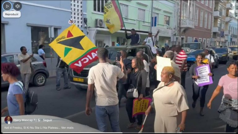 Viaturas do Estado em manifestação do PAICV gera indignação